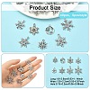 40Pcs 8 Styles Tibetan Style Alloy Pendants FIND-YW0006-26-2
