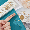 400Pcs 2 Colors Plastic Beads FIND-HS0001-27-3