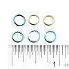 6 Colors Aluminum Wire Open Jump Rings ALUM-JP0001-01A-3