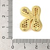 Rack Plating Brass Micro Pave Clear Cubic Zirconia Perdants KK-C067-11G-K-3