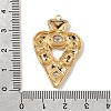 304 Stainless Steel Rhinestone Pendants SA-CBAA9A2-01G-01-3