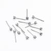 Tarnish Resistant 304 Stainless Steel Stud Earring Settings STAS-H376-96-1