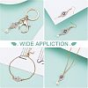 60Pcs 2 Style Light Gold Plated Alloy Links Connectors ENAM-NB0001-51-3