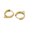 Brass Hoop Earring Findings KK-C134-24G-2