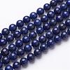 Dyed Grade A Natural Lapis Lazuli Beads Strands GSR8mmC123-2