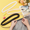 3 Bundles 3 Colors Polyester Fine Soft Horsehair Braid Boning DIY-FG0005-24-3