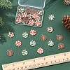 28Pcs 7 Colors Christmas Alloy Enamel Pendants ENAM-YW0008-06-4
