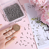 600Pcs 3 Styles 304 Stainless Steel Screw Eye Pin Peg Bails STAS-BBC0005-13-3