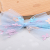 4.5M Sakura Printed Chinlon Tulle Rolls DIY-LP0005-97A-3