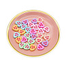 Opaque Resin Cabochons X-HEAR-PW0002-046B-1