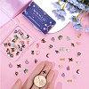52Pcs 26 Styles Alloy Enamel Pendants ENAM-SC0005-28-3
