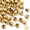 50Pcs Hollow Round 304 Stainless Steel Beads STAS-YW0002-95B-1