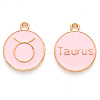 Alloy Enamel Pendants ENAM-S124-01A-09C-1
