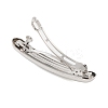 Alloy Hair Barrettes OHAR-H010-01B-P-3