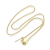 1.5MM Brass Box Chain Adjustable Slider Necklaces NJEW-M108-07G-4