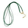 1MM Waxed Cord 5-Strand Necklace Making MAK-C005-01U-G-1