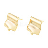 Brass Stud Earring Findings KK-N231-411-2