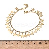 304 Stainless Steel Charm Bracelets for Women BJEW-D466-06G-3