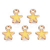 Alloy Enamel Star Charms ENAM-N054-69D-NR-3
