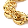 Chunky CCB Plastic Curb/Cable Chain Necklaces for Women LS-NJEW-K261-01B-G-1-3