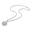 201 Stainless Steel Hollow Hummingbird Pendant Box Chain Necklaces for Women Men LS-NJEW-M086-05P-2