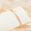 1Pc Adjustable Nylon Cord Slider Bracelets for Women BJEW-LP0001-32P-03-3