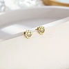 304 Stainless Steel Stud Earrings for Women FU7169-1-1