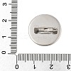 304 Stainless Steel Brooch Cabochon Settings X-STAS-E547-08D-P-4