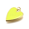 Brass Enamel Pendants KK-K401-14G-3