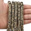 Natural Dalmatian Jasper Beads Strands G-G329-B05-8x1mm-2