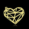 Ion Plating(IP) 201 Stainless Steel Pendants LS-STAS-N090-LA872-2-1