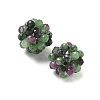 Natural Ruby in Zoisite Woven Beads GG-CBA2E9C-F11-01-2