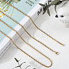 4Pcs 304 Stainless Steel Box Chain Necklaces NJEW-SC0001-34G-02-3