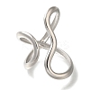 304 Stainless Steel Cuff Rings X-RJEW-Z074-21P-2