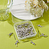 60Pcs 10 Style Tibetan Style Alloy Pendants FIND-SC0003-69-7