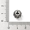 304 Stainless Steel European Beads STAS-H238-09A-AS-3