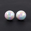 Opaque Acrylic Beads OACR-E004-17-4