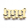 201 Stainless Steel Pendant Links STAS-S110-115G-09-2