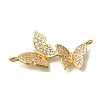 Brass Micro Pave Cubic Zirconia Pendants KK-K389-033G-1