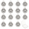 120Pcs Tibetan Style Alloy Pendants TIBEP-SC0002-07-1