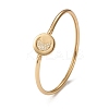Rack Plating Brass Micro Pave Cubic Zirconia Bangles BJEW-E071-19G-02-4