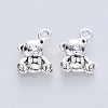 Tibetan Style Alloy Pendants X-TIBE-R316-046AS-RS-2