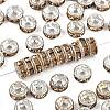 Brass Grade A Rhinestone Spacer Beads RB-A014-Z6mm-14S-1