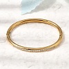 304 Stainless Steel & Cubic Zirconia Hinged Bangles BJEW-H644-07G-1