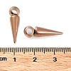 Ion Plating(IP)  201 Stainless Steel Pendants STAS-M323-28RG-1-2
