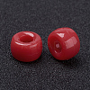 Opaque Acrylic European Beads X-PL338-5-3