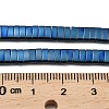 Electroplated Non-magnetic Synthetic Hematite Beads Strands G-G089-A02-14-4