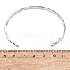 304 Stainless Steel Cuff Bangles for Women BJEW-Z146-05P-2