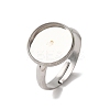 304 Stainless Steel Adjustable Ring Components STAS-B098-03D-P-1