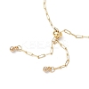 Adjustable Brass Slider Bracelets BJEW-JB12325-4